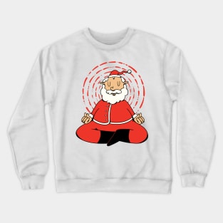 Santa Claus Yoga Crewneck Sweatshirt